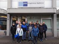 Herzlichen Glückwunsch -  14 frischgebackene Logistikpraktiker in der Rhein-Mosel-Werkstatt 