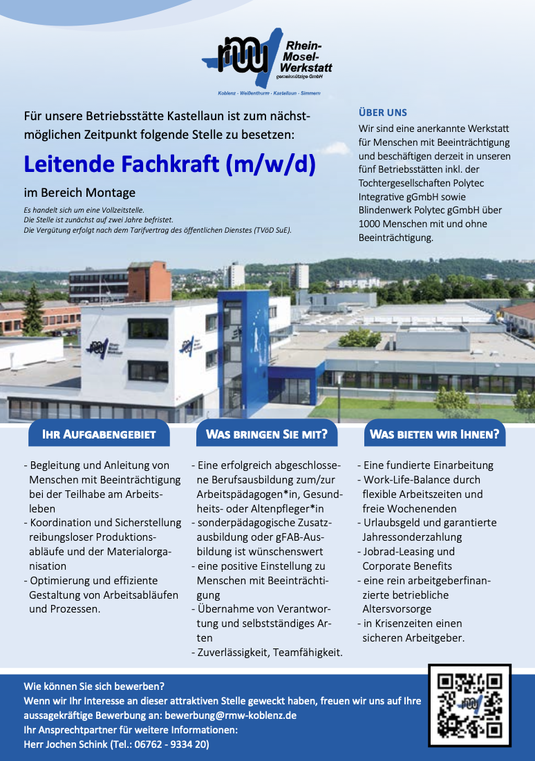 Produktionskraft (m/w/d) - Metallbearbeitung: Schwerpunkt CNC Drehen und Fräsen